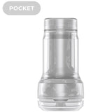 Masturbator Feel Pocket Stroker Kristall von Transparent