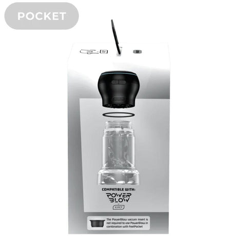 Masturbator Fühlen Sie Pocket Stroker + Power Blow Combo