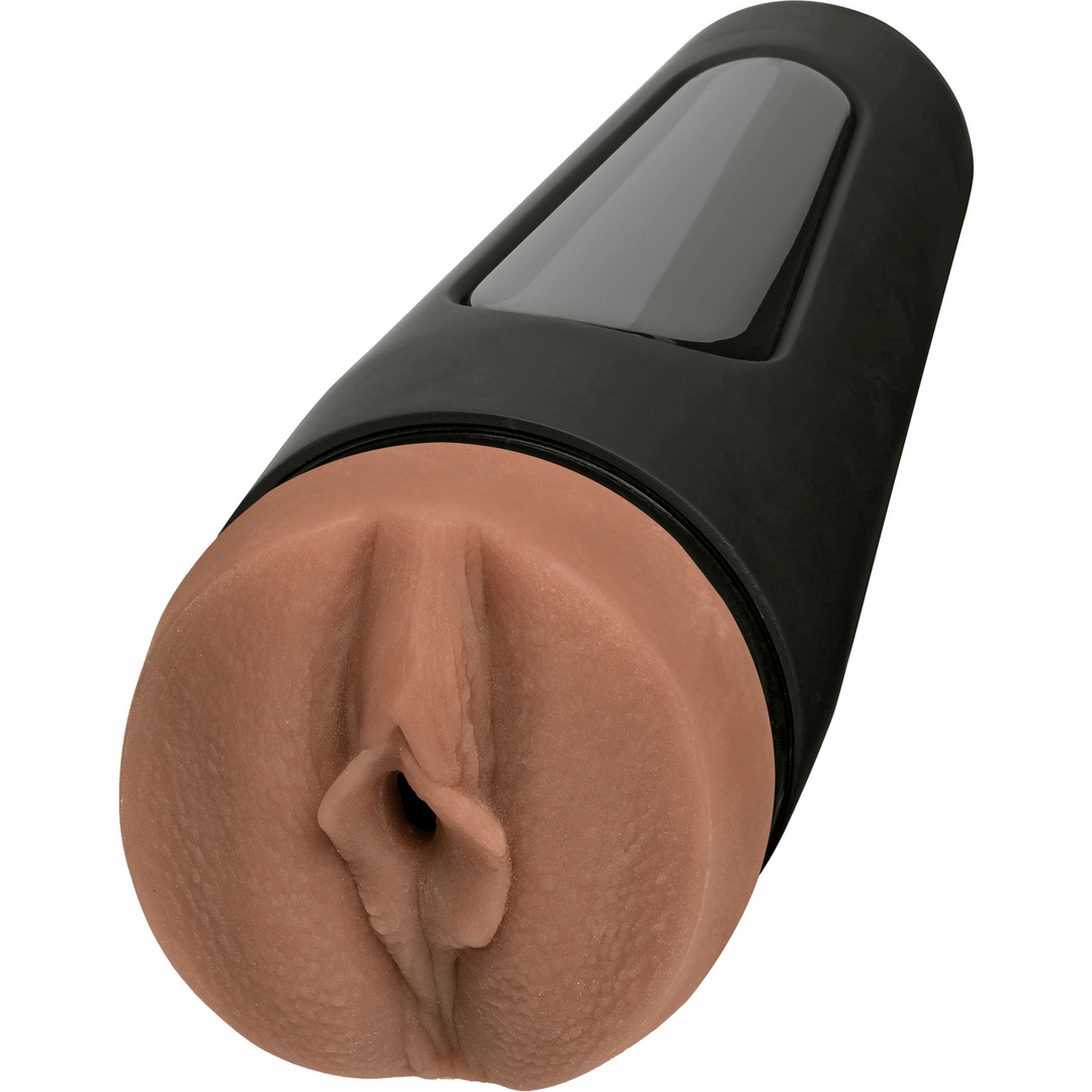 Masturbator Main Squeeze Honey Gold Pussy Braun 22,1 x Ø 8,4 cm – Ansicht 5
