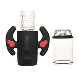 Masturbator Jock Turbo Max rotierend stoßend und saugend Schwarz 14,5 x Ø 8,4 cm – Ansicht 5