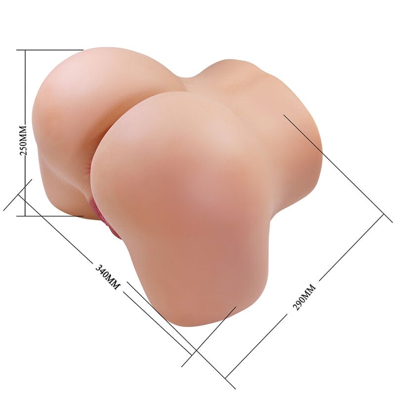 Masturbator Julia XXL Vagina und Anal doppelt mit Vibration Nude – Ansicht 7