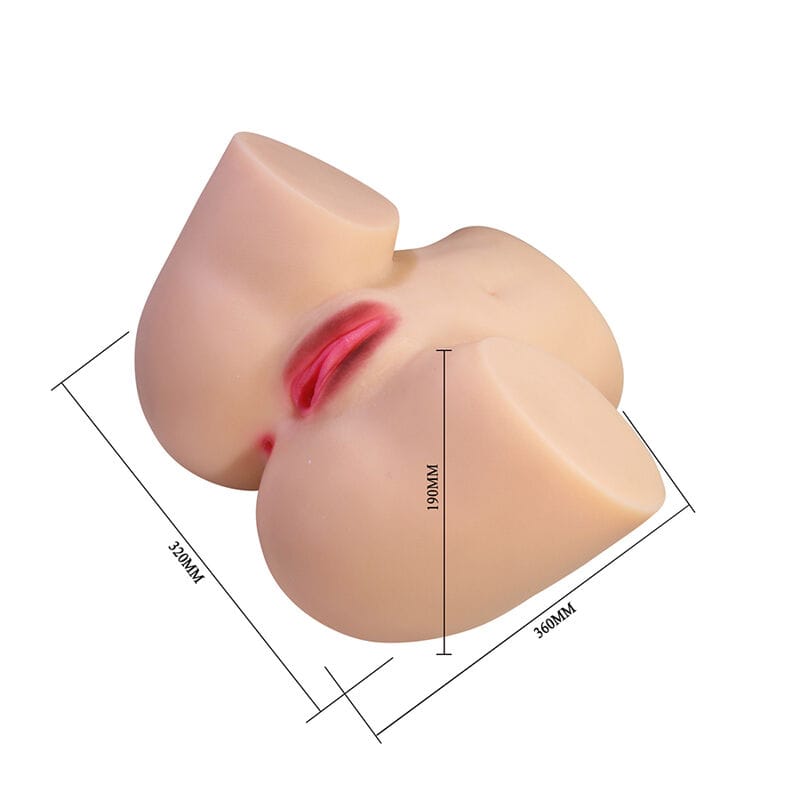 Masturbator Liora XXL Vagina und Anal doppelt mit Vibration – Ansicht 7