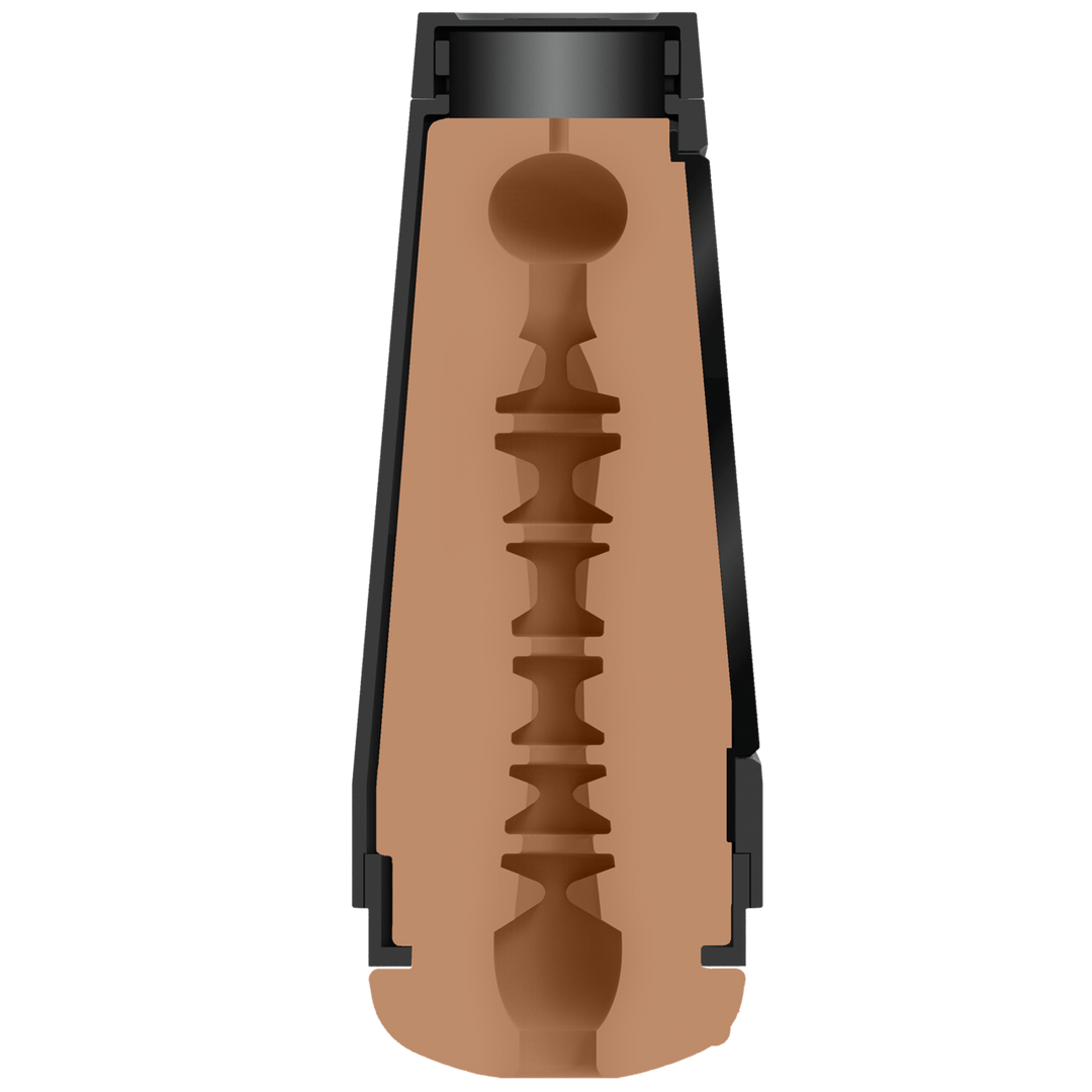 Masturbator Main Squeeze Scarlit Scandal Pussy Braun 22,2 x Ø 8,9 cm – Ansicht 6