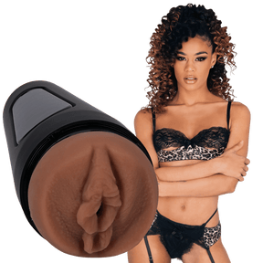 Masturbator Main Squeeze Scarlit Scandal Pussy Braun 22,2 x Ø 8,9 cm