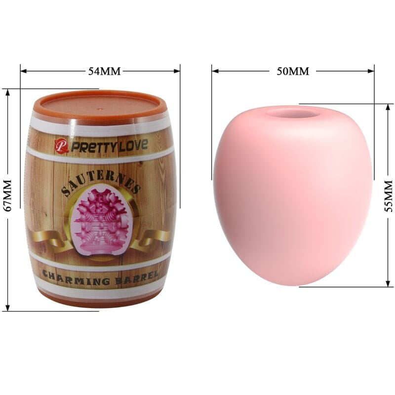 Masturbator-Ei Rosa Modell 2 6,7 x 5,4 cm – Ansicht 7