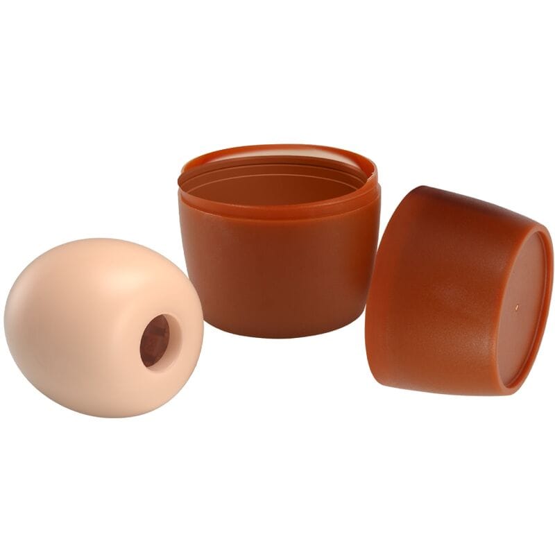 Masturbator-Ei Hautfarbe Modell 2 6,7 x 5,4 cm – Ansicht 2