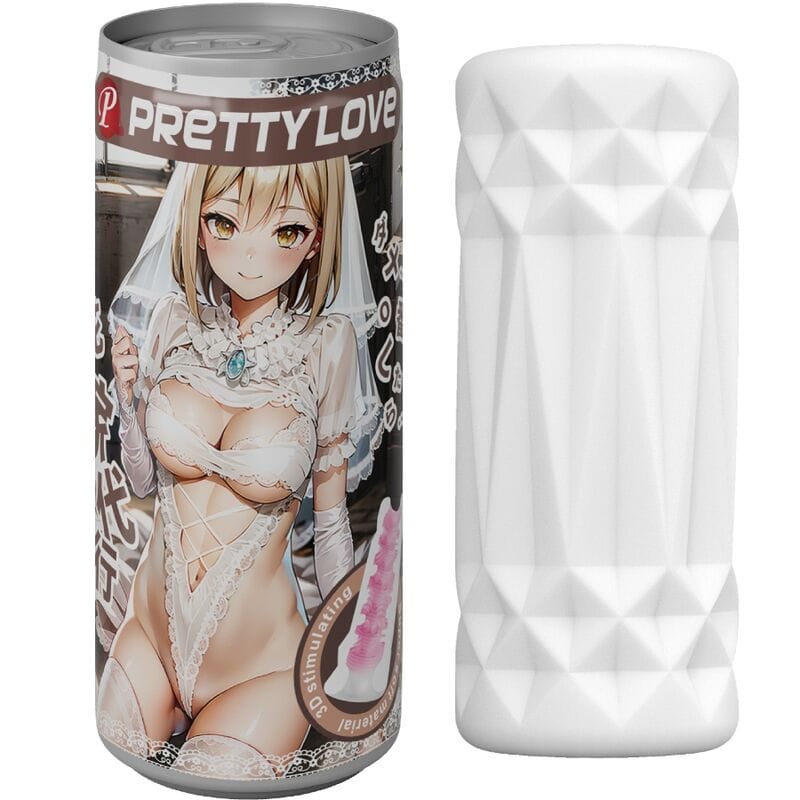 Masturbator Männlicher Modell 1 Weiß 11 x 4,5 cm