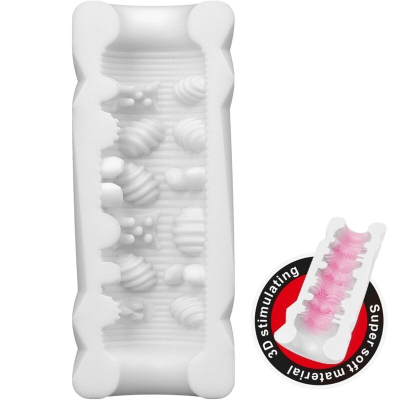 Masturbator Männlicher Modell 1 Weiß 11 x 4,5 cm – Ansicht 6