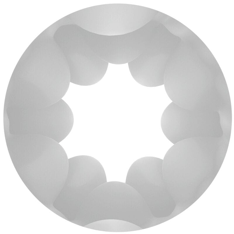 Masturbator Männlicher Modell 2 Weiß 11 x 4,5 cm – Ansicht 3