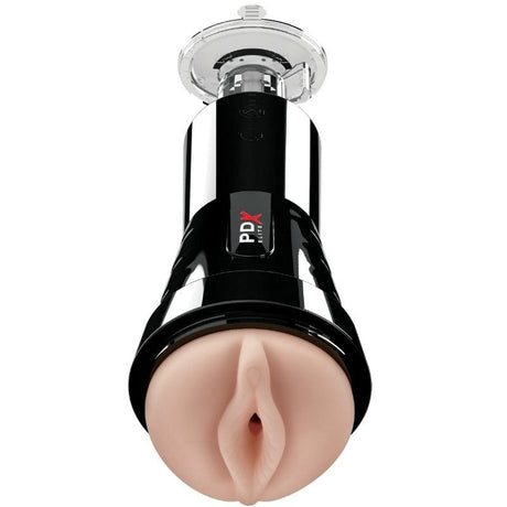 Masturbator mit Vibrations- und Kompressoreffekt