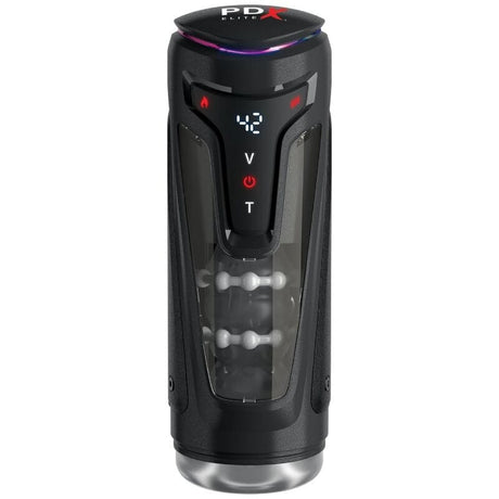 Masturbator Moto-Bator Pro Thrusting Stroker automatisch mit Vibration und Wärme 26,5 cm