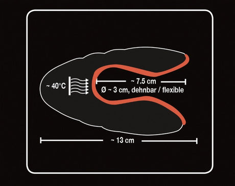 Masturbator Muschel 13 x 3 cm