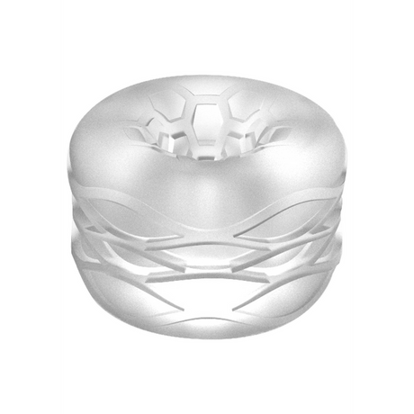 Masturbator Nr. 93 beidseitig nutzbar mit Bumper Durchsichtig 4 x Ø 4 cm