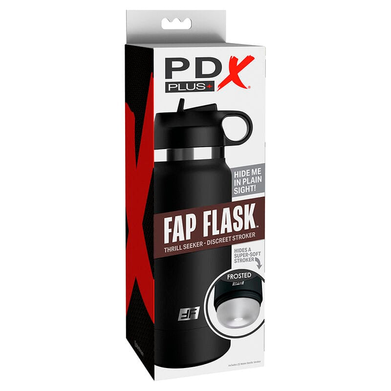 Masturbator PDX Plus Fap Flask Diskreter Stroker Transparent Modell 1 17,8 x 8,3 cm – Ansicht 6