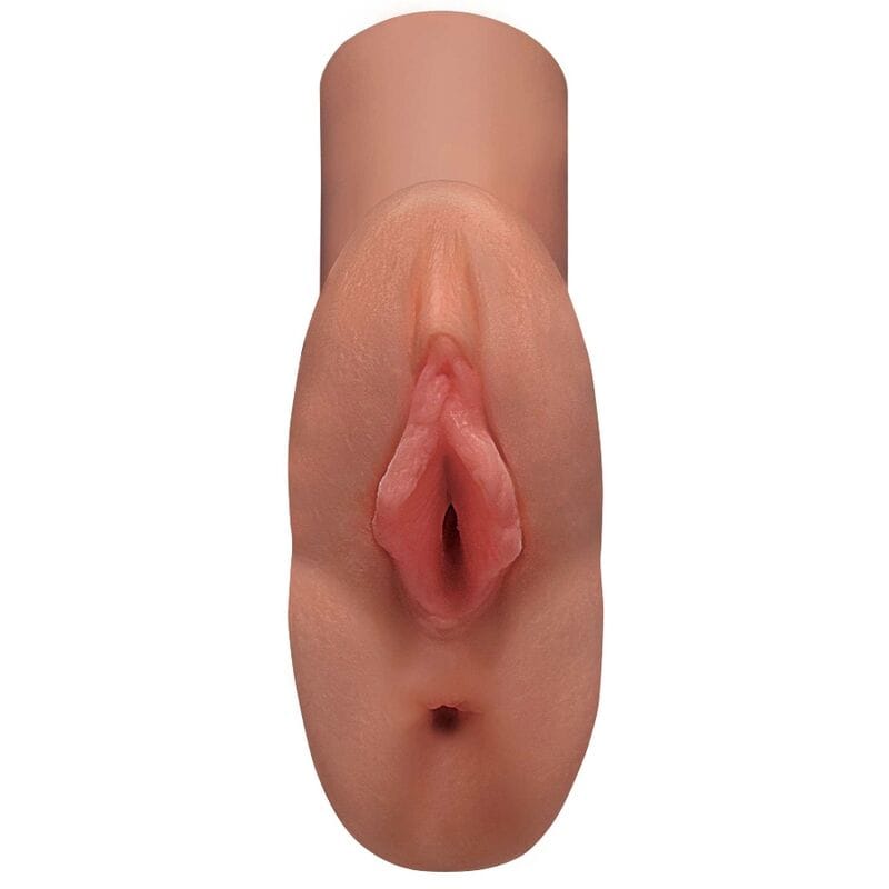 Masturbator PDX Plus Perfect Pussy Double Stroker Vagina und Anus Hautfarbe 11,4 x 7,6 cm – Ansicht 2