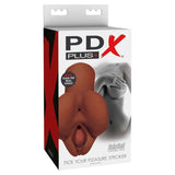 Masturbator PDX Plus Pick Your Pleasure Double Braun 12,7 x 7,6 cm – Ansicht 4
