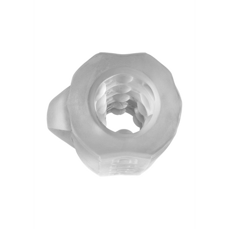 Masturbator PerfectFitBrand Rocco Jack Daddy mit Daumenschlaufe Transparent – Ansicht 3