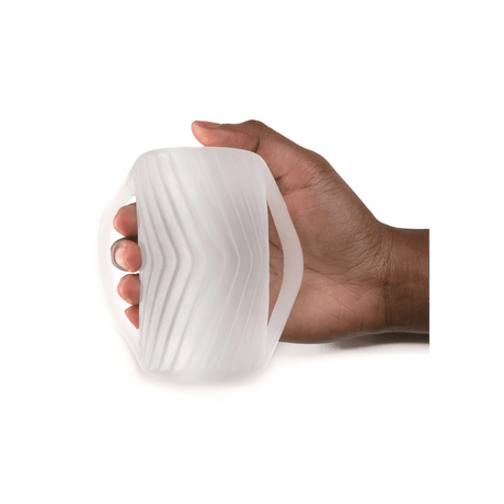 Masturbator PerfectFitBrand SilaSkin Stroker mit Griffen Transparent 15 cm – Ansicht 7