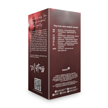 Masturbator Play Solo Mistress Natur 11,9 x Ø 5,4 cm – Ansicht 3