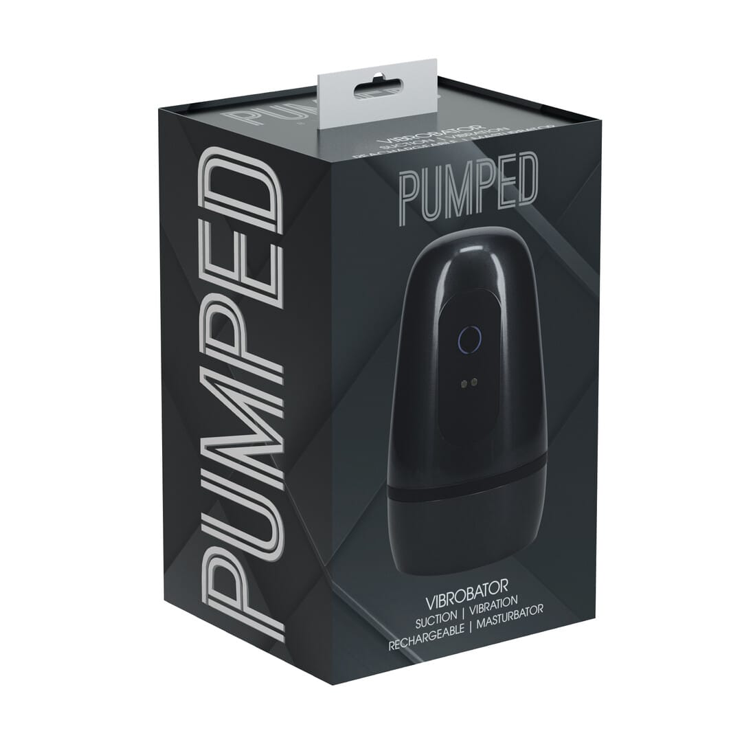 Masturbator Pulsar mit Unterdruck- und Vibrationsfunktion Gun Metal 10 x Ø 8,6 cm – Ansicht 2
