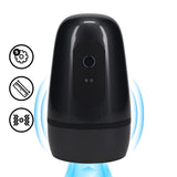 Masturbator Pulsar mit Unterdruck- und Vibrationsfunktion Gun Metal 10 x Ø 8,6 cm