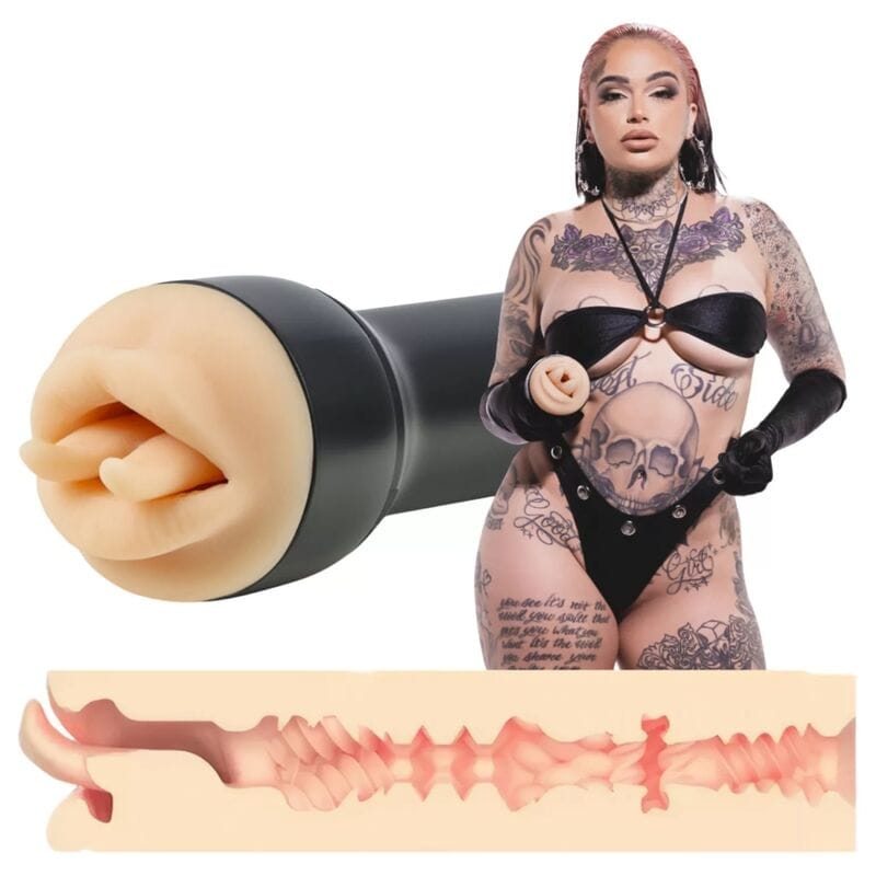 Masturbator Raven Mouth mit realistischer Zunge