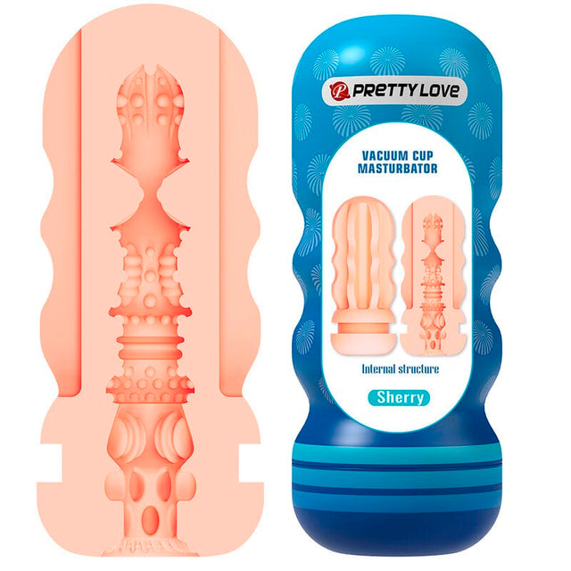 Masturbator Sherry Vagina mit Saugnapf und Innenstruktur