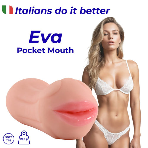 Masturbator SinsFactory Eva mit Mundform Natur 13 x 7 cm