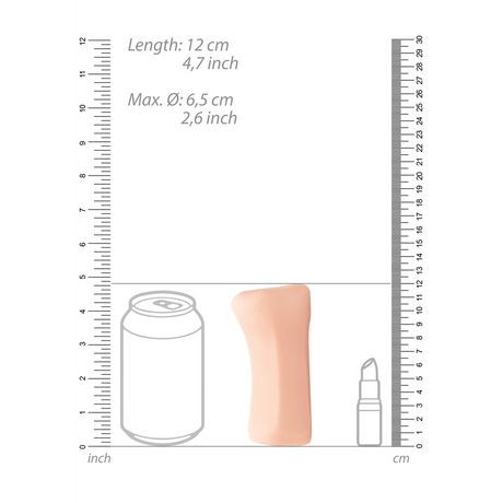 Masturbator SLT Anal selbstschmierend Natur 12 x 6,5 cm – Ansicht 6