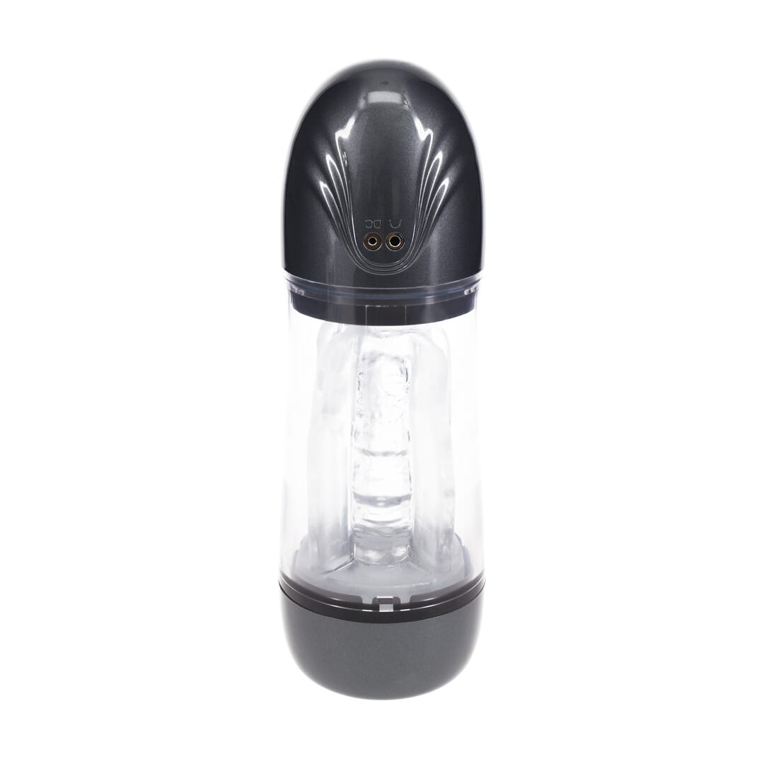 Masturbator SonicPull mit Saug- und Vibrationsfunktion Gun Metal 14 x Ø 8,5 cm – Ansicht 4