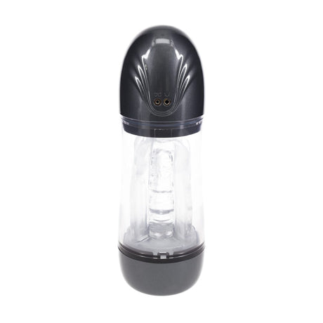 Masturbator SonicPull mit Saug- und Vibrationsfunktion Gun Metal 14 x Ø 8,5 cm – Ansicht 4