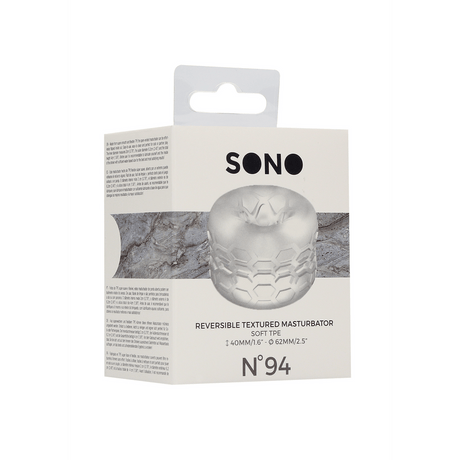 Masturbator Sono N°94 wendbar Transparent 4 x Ø 4 cm – Ansicht 2
