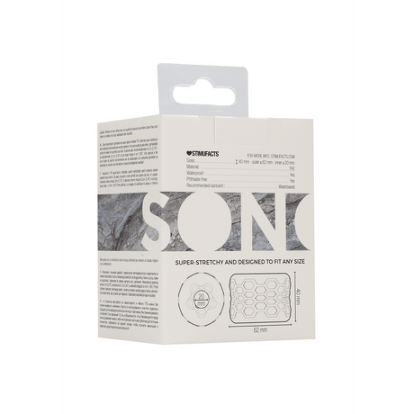 Masturbator Sono N°94 wendbar Transparent 4 x Ø 4 cm – Ansicht 3