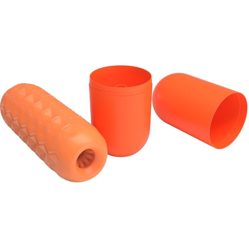 Masturbator Twin Balls Männlicher Orange – Ansicht 2