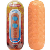 Masturbator Twin Balls Männlicher Orange