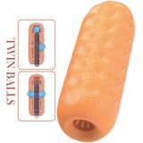 Masturbator Twin Balls Männlicher Orange – Ansicht 5