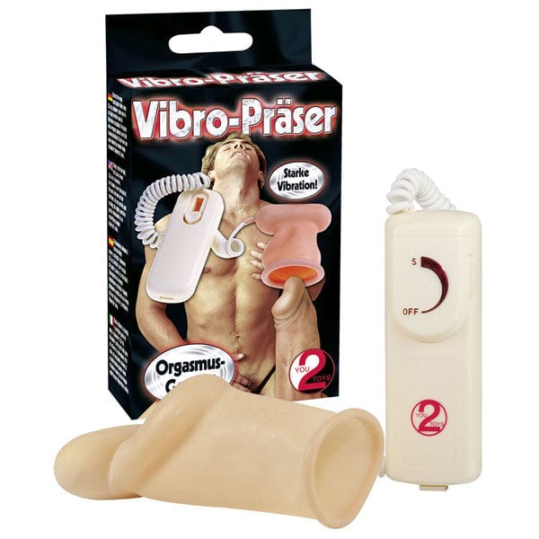 Masturbator Vibro Präser, 8 x 3,5 cm