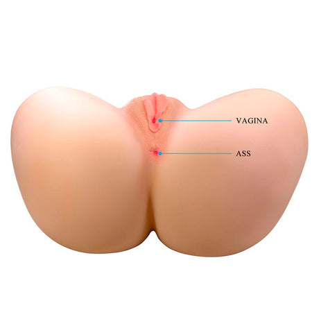 Masturbator Vivian Vagina und Anal doppelt mit Vibration Nude