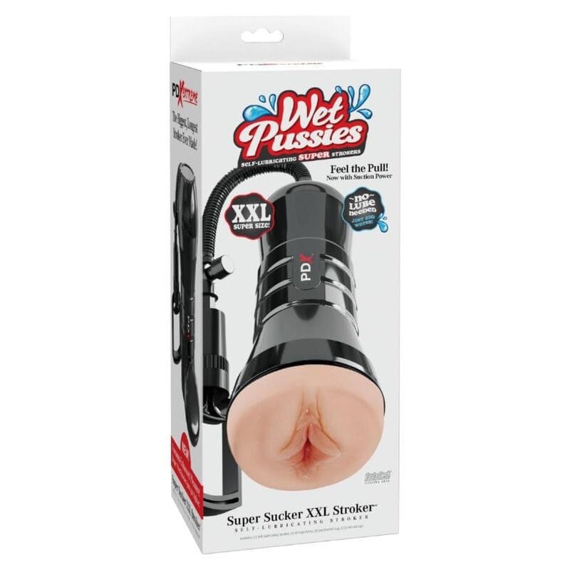 Masturbator Wet Pussies Super Sucker XXL mit Saugfunktion Hell 27,3 cm – Ansicht 5