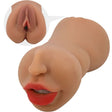 Masturbator Zoey Doppelmasturbator Mund und Vagina dunkler Hautton