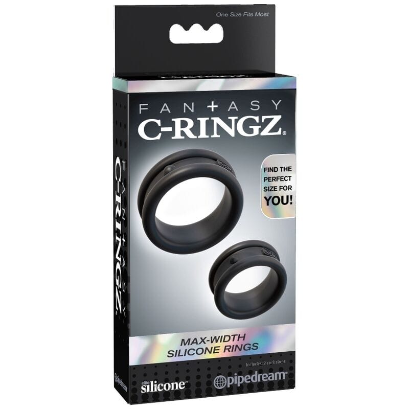 Max Breite Silikon-Penisringe (Set) – Ansicht 4
