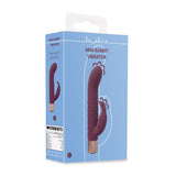 Mini-Rabbit-Vibrator Burgunderrot 14,2 x 2,5 cm – Ansicht 2
