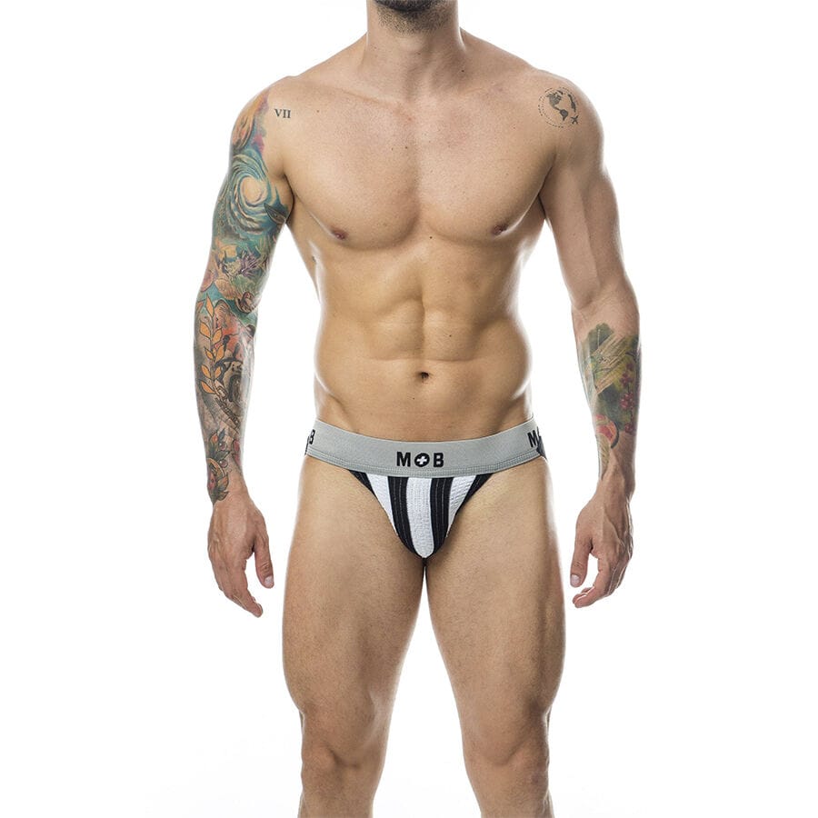 Sextoy Classic Stripe Weisser Jock XXL
