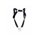 Strap-on Dngeon Harness mit Geraden Rücken Schwarz Einheitsgrösse.5