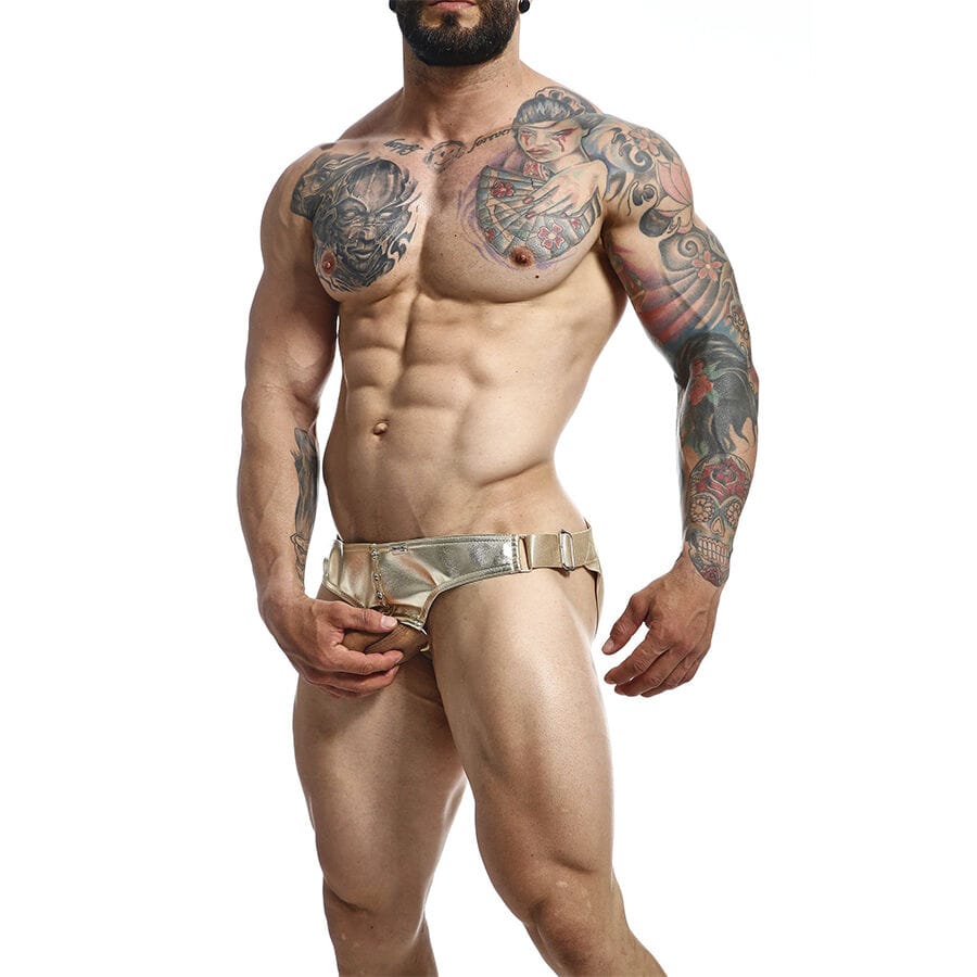 Jockstrap Dngeon Jockstrap Goldener Cockring Eine.1