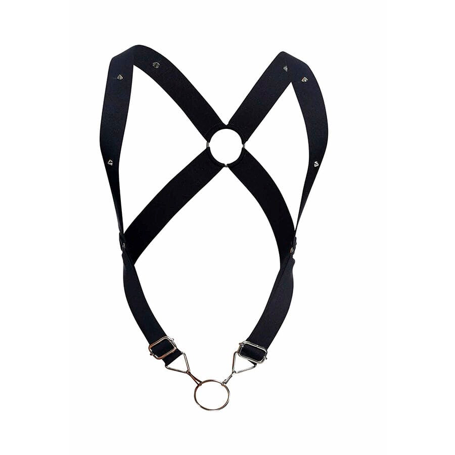 Dessous Dngeon Schwarzer Rückengurt mit Kreuz Eine.5