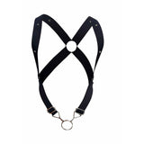 Dessous Dngeon Schwarzer Rückengurt mit Kreuz Eine.5