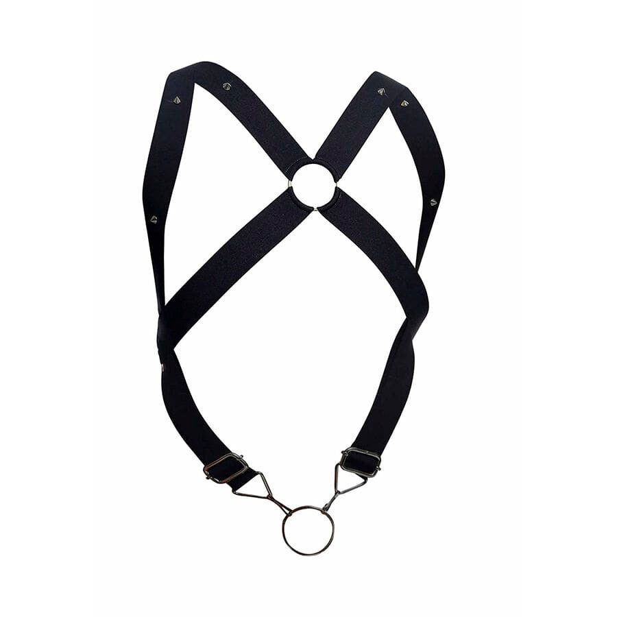 Dessous Dngeon Schwarzer Rückengurt mit Kreuz Eine.6