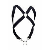 Dessous Dngeon Schwarzer Rückengurt mit Kreuz Eine.6