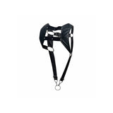 Strap-on Dngeon Schwarzes Harness mit Oberem Cockring Eine.6